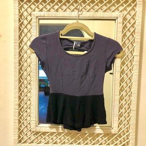 Crop Peplum Top